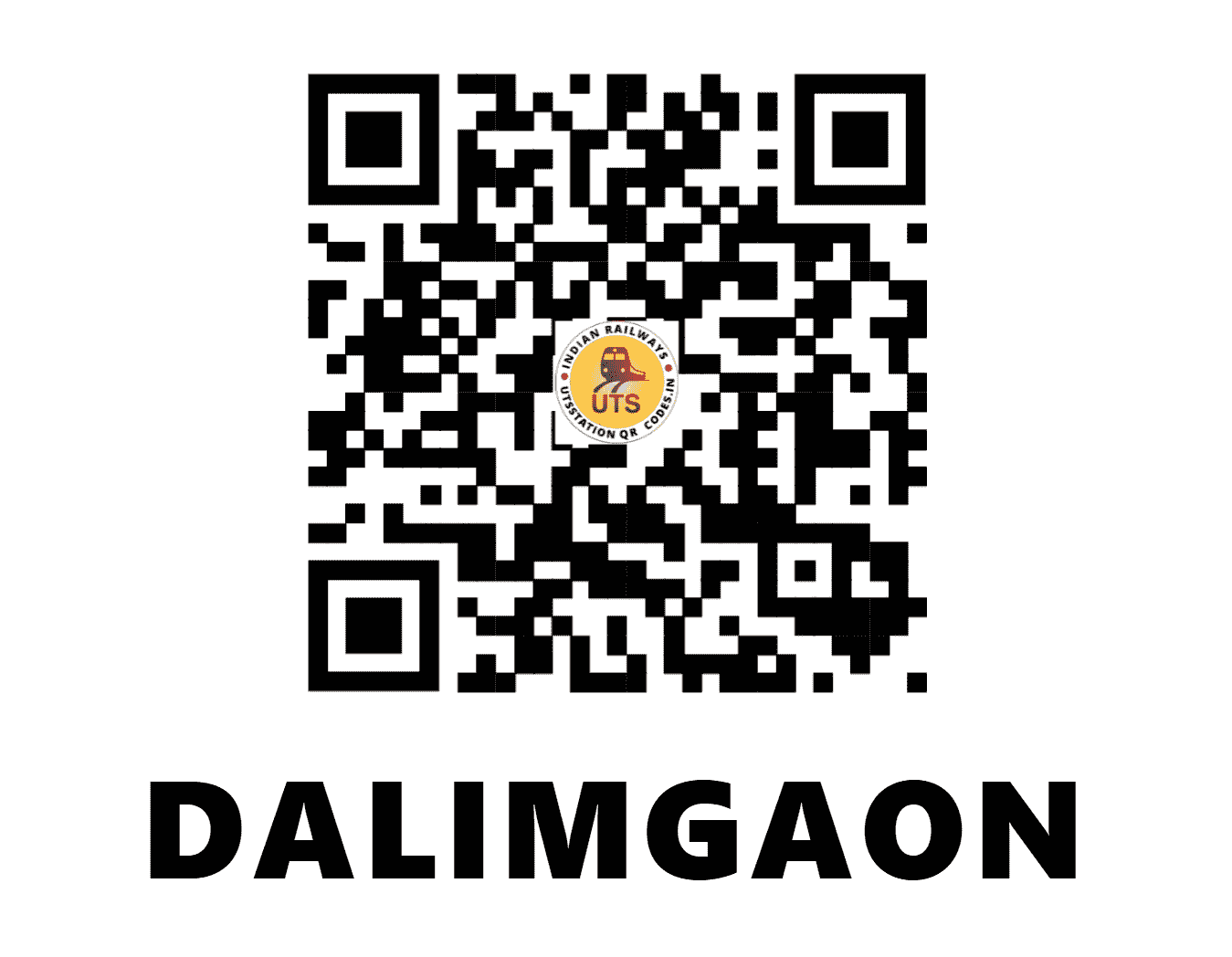 UTS QR Code for DALIMGAON - DLX - NF (WEST BENGAL)